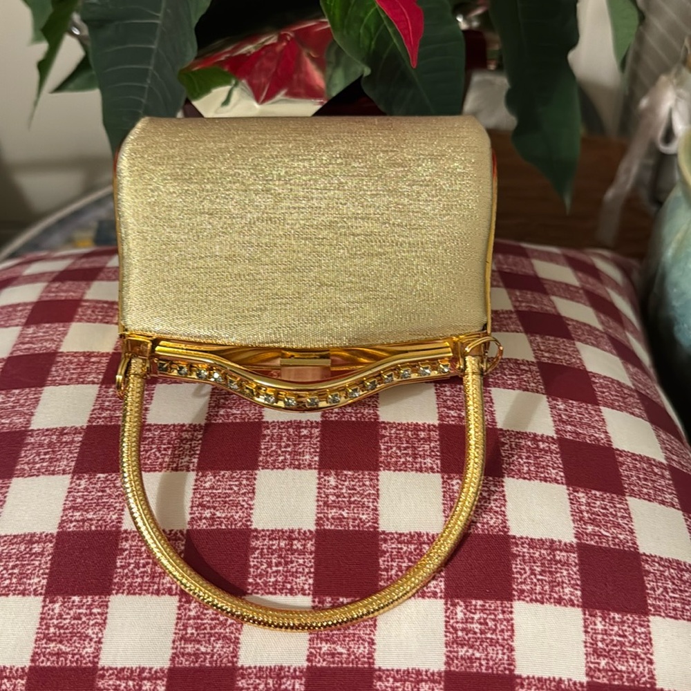 Beautiful night gold clutch.